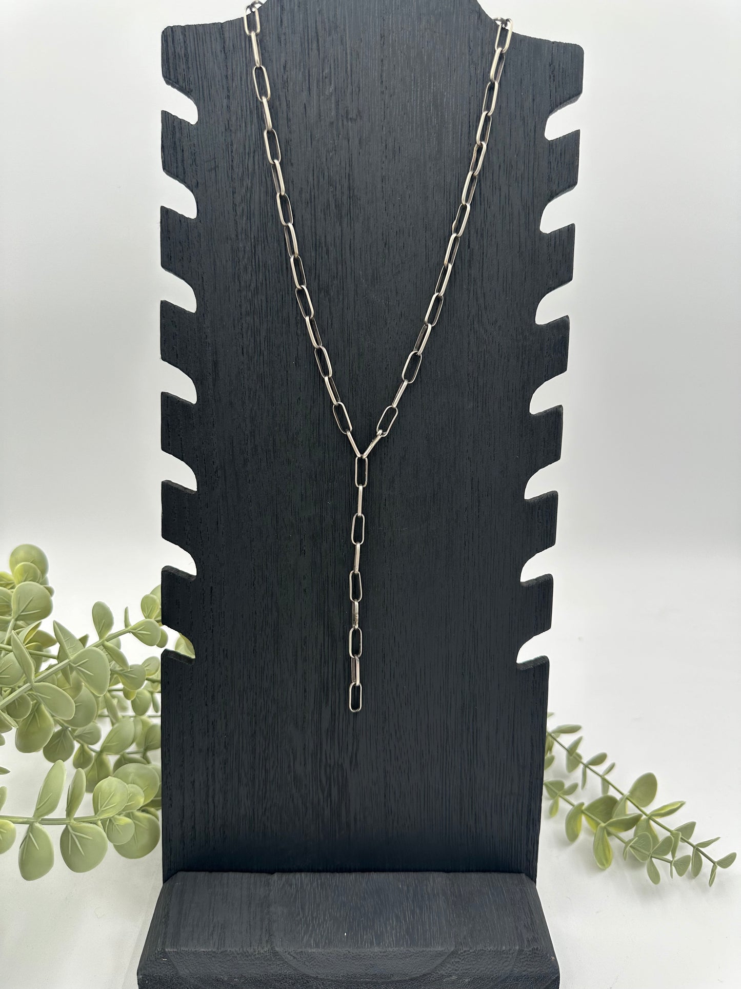 Chain Smokin' Link Lariat Necklace