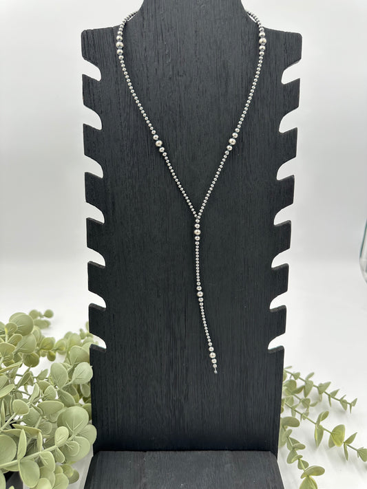 Tumbling Dice Lariat Necklace