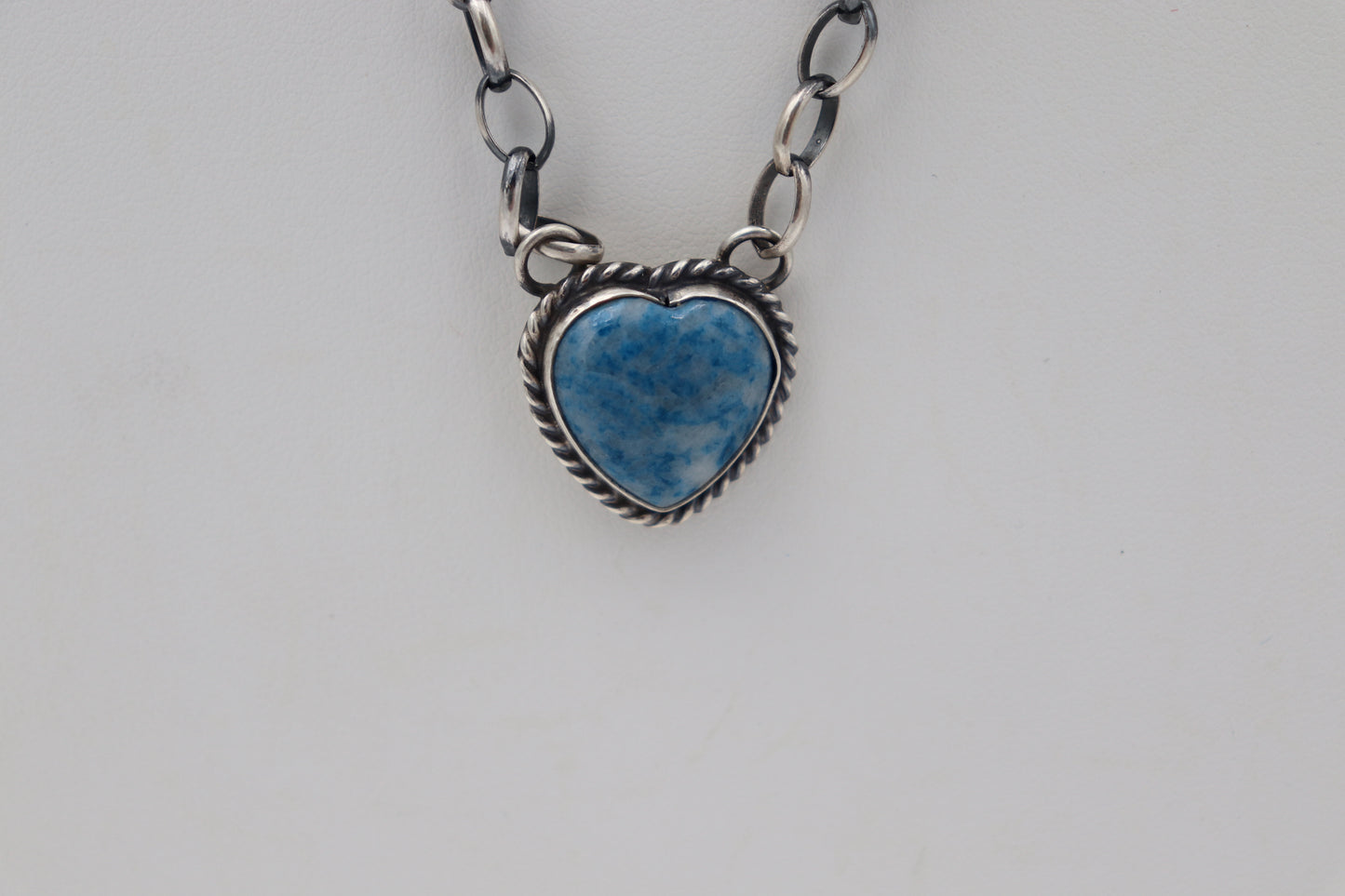 Baby Blue Heart Necklace