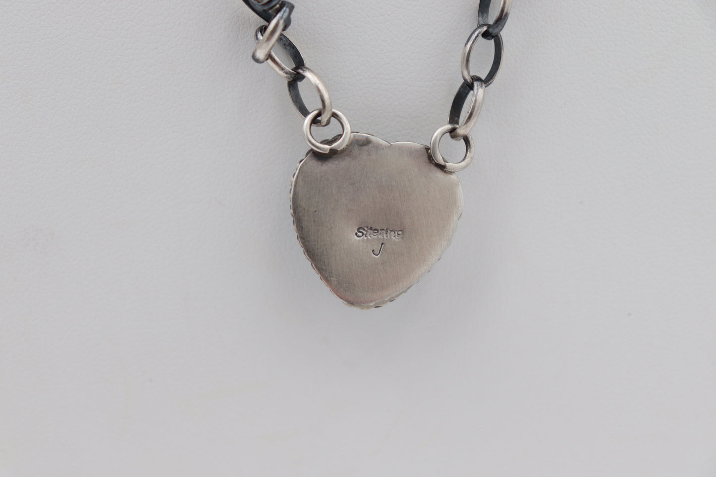 Baby Blue Heart Necklace