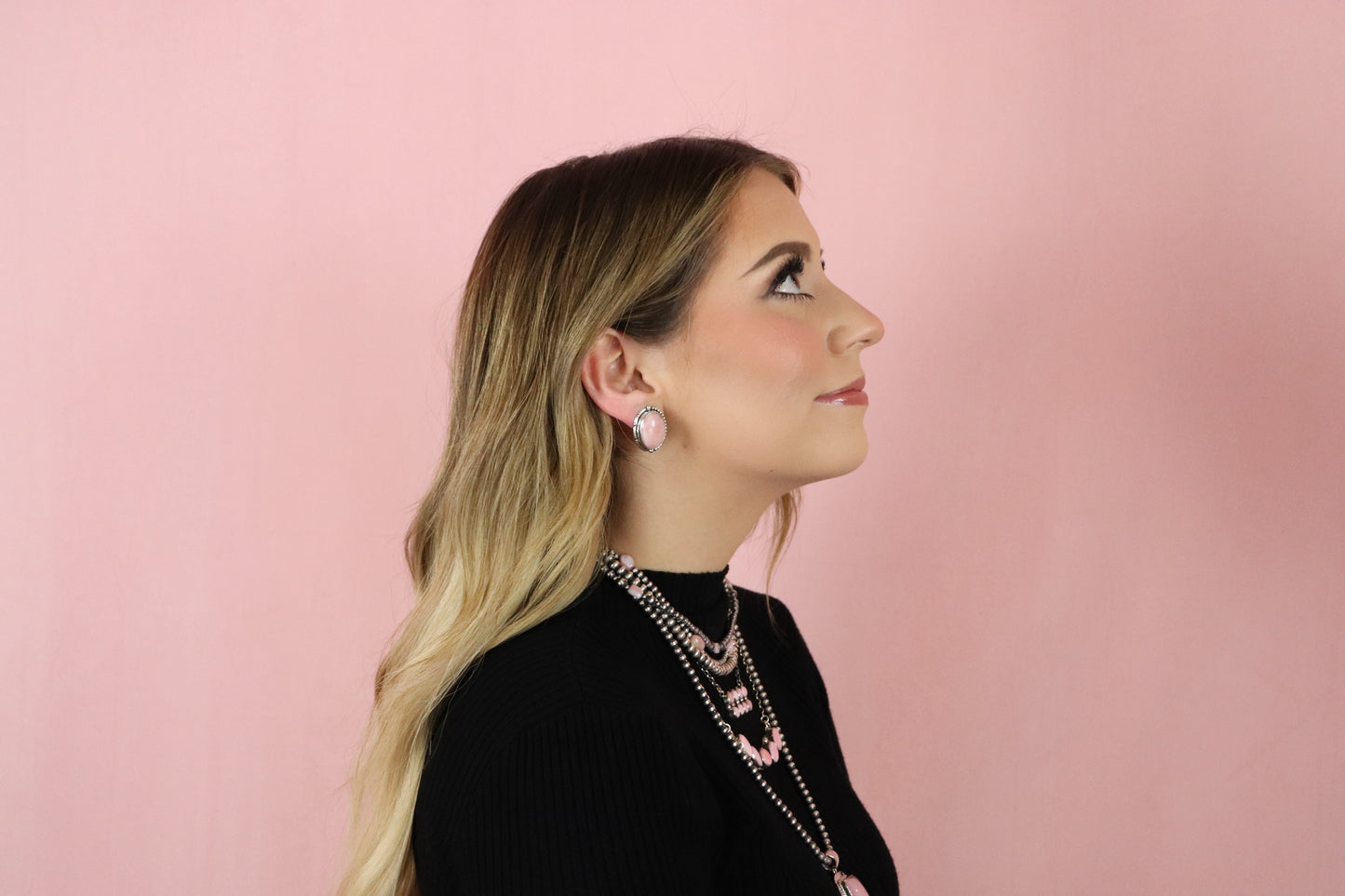 Pink Moon Earring